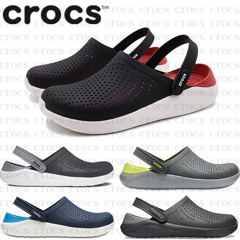 รองเท้าผู้ชาย รองเท้าผ้าใบสีขาว ⊕พร้อมส่ง ส่งจากกรุงเทพ Crocs LiteRide Clog แท้ หิ้วนอก ถูกกว่าshop รองเท้าแตะ รองเท้าห