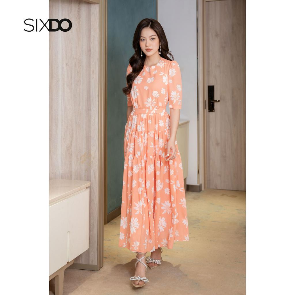 Sixdo (เดรส Salomon Floral Midi Voile)