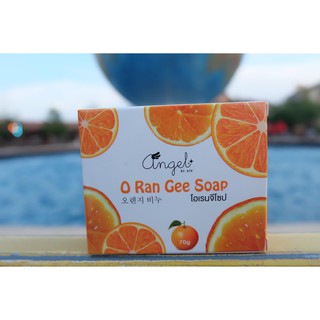 สบู่ส้มหน้าใส โอเรนจีโซป o ran gee soap