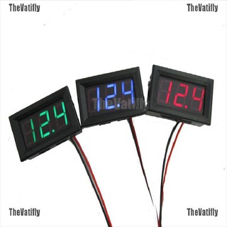 Thevatifly โวลต์มิเตอร์ จอแสดงผลดิจิทัล LED DC 0-30V 3 สาย