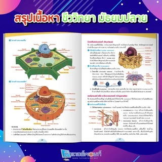 <แพ็คคู่> สรุปเคมี มัธยมปลาย และ สรุปชีววิทยา มัธยมปลาย (ติวเตอร์พอยท์) [รหัส B-002]