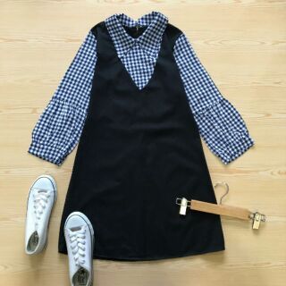 เดรสผ้า cotton oxford