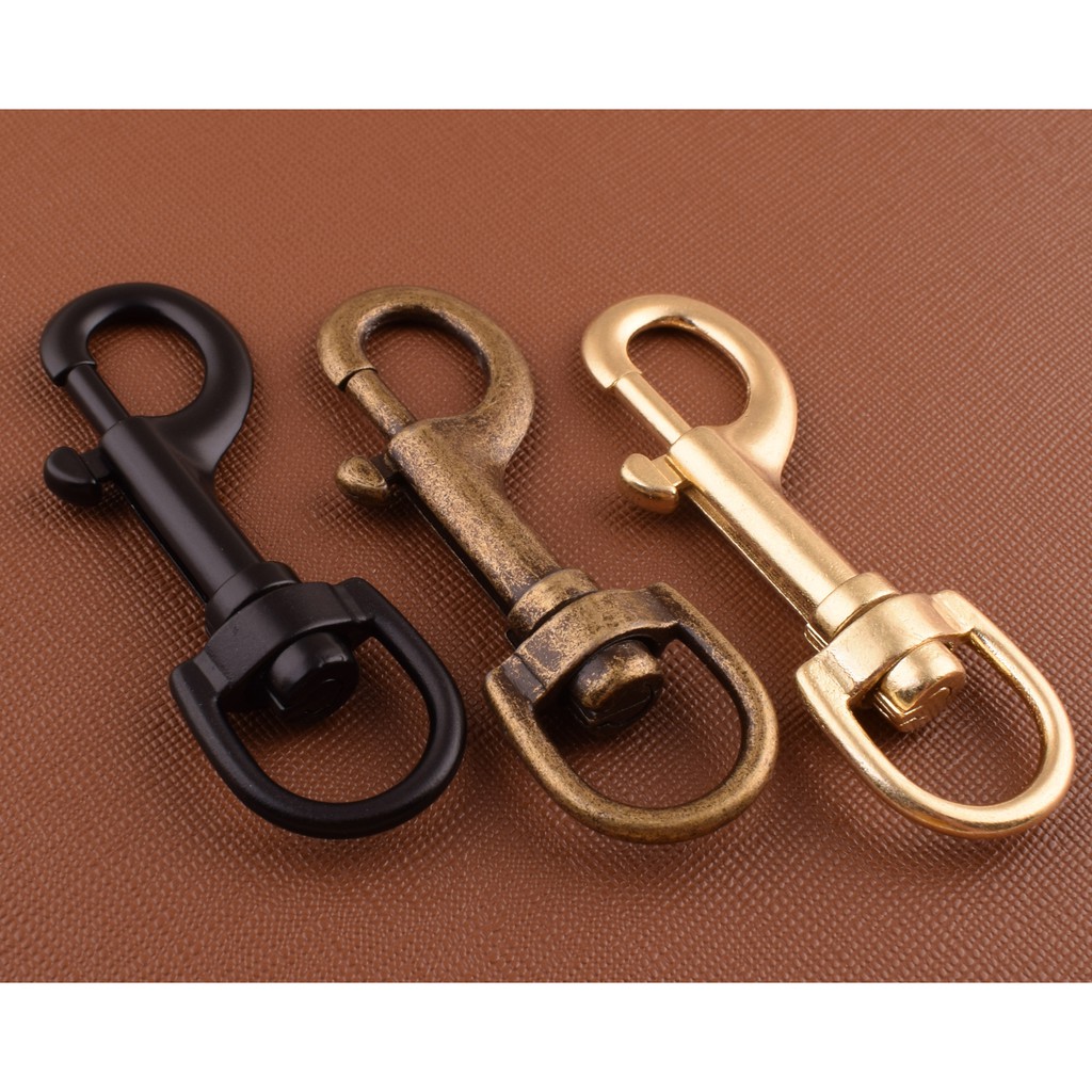 โลหะหมุน Clasp ตะขอหมุน, Swivel Eye Bolt Snap Hook Buckle, ขนาดใหญ่ Trigger คลิปสําหรับ 15 มม.เข็มขัดสายจูงสุนัข