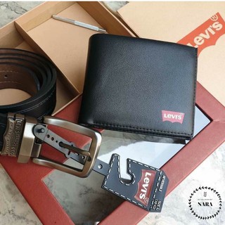 ส่งฟรีems LEVIS BELT AND WALLET GIFT SET