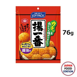 KAMEDA AGEICHIBAN 76G (15075) ขนมข้าวทอดกรอบ รสน้ำผึ้ง ขนมญี่ปุ่น JAPANESE RICE CRACKER