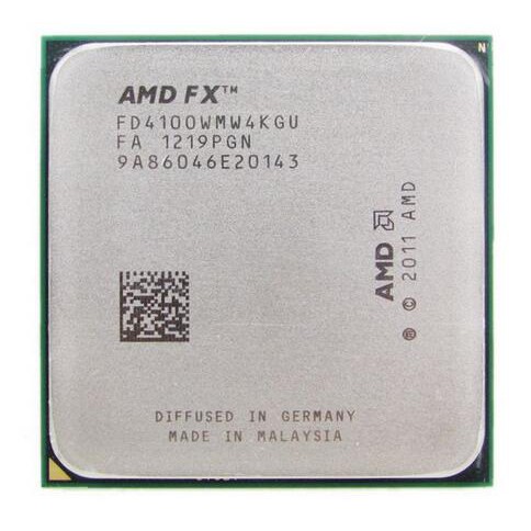 AMD FX 4100 FX 4300 รถปราบดินกระจัดกระจาย AM3+ โปรเซสเซอร์ cpu (USED)