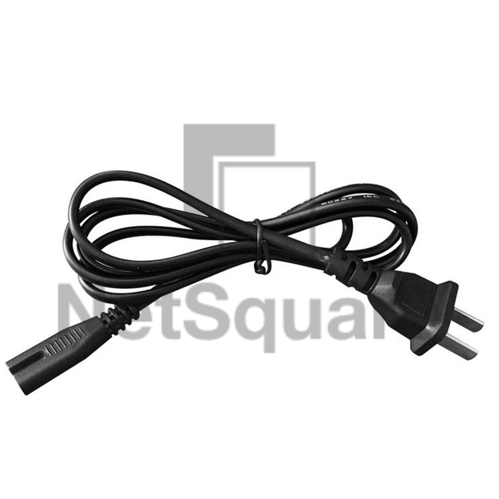 สายไฟ AC สาย Power 2 รูกลม 1.5m 2 Holes Power Cord Figure 8 TypeA US