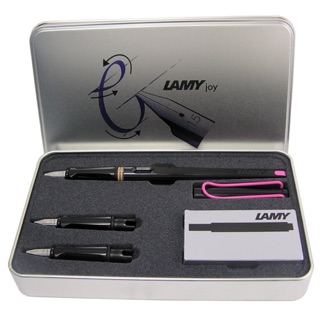 ของแท้ 💯 % Rare item !! Lamy Joy Black with Pink Clip Set