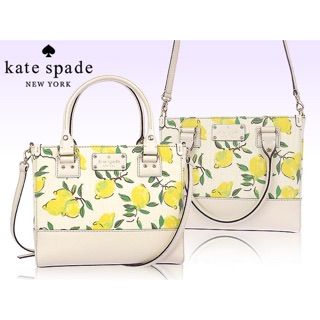 กระเป๋า Kate Spade ♠️Lemon collection tote bag เคทสเปรด ของแท้ 100% งาน shop ไม่ใช่งาน outlet ค่ะ/รูปของจริงรูปที่ 6-9