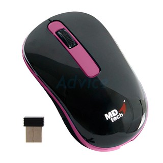 Wireless Optical Mouse USB MD-TECH (RF-135) Black/Pink