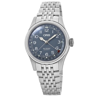 Oris Big Crown Pointer Date  Blue Dial Stainless Steel Mens Watch ประกันศูนย์ไทย 3 ปี ใหม่