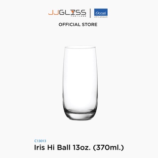 JJGLASS - (Ocean) C13013 Iris Hi Ball [1กล่อง (6ใบ)] - แก้วไอริช ทัมเบอร์ โอเชี่ยนกลาส Iris Hi Ball Ocean Glass Drinkware Tumbler Iris Hi Ball 13 oz. ( 370 ml.)