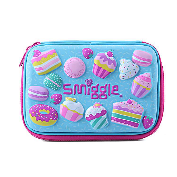 กระเป๋าดินสอ Smiggle  งานแท้ งานสวย สีสดใส--ลายคัพเค็กโดนัท--