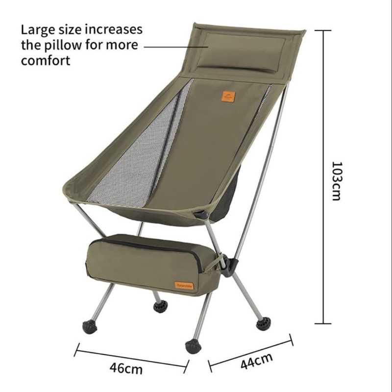 Naturehike YL10 Folding Moon chair size L
