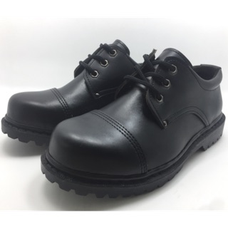 รองเท้าหัวเหล็กสีดำ Safety (size38-47) ต่อดำ