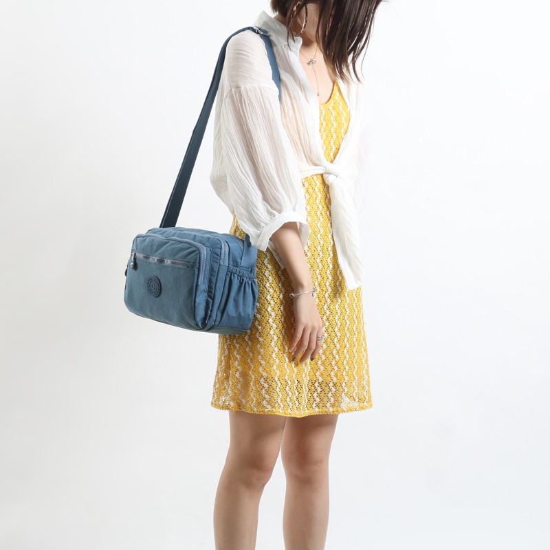 MINDESA-พร้อมส่ง🔥 กระเป๋าสะพายข้างแฟชั่น ผ้าไนลอน รุ่นใหม่ 2021 ผู้หญิง เกรดพรีเมี่ยม กันน้ำ100% รุ่น-8603