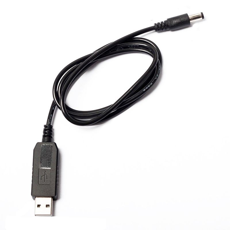SODIAL DC 5V เป็น DC 12V โมดูลสาย USB เป็น DC -1M