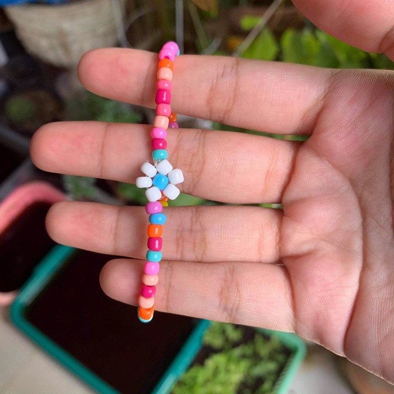 กำไลลูกปัด กำไลข้อมือ กำไลคู่ กำไล สร้อยข้อมือ ลูกปัด น่ารัก ราคาถูก กำไลข้อมือ สร้อยลูกปัด กำไลลูกปัดเม็ดทราย