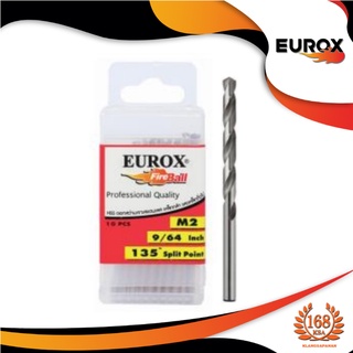 ดอกสว่านเจาะสแตนเลส EUROX รุ่น 1/4",5/16",21/64",11/32",1/2",31/64",15/32",29/64",23/64"