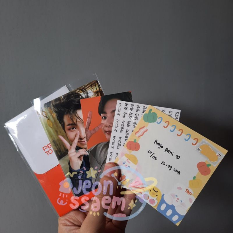 โฟโต้การ์ด PC อัลบั้ม Amibam Lightstick SE RM Namjoon GA Giveaway Mubeat Vote PTD สําหรับเต้นรํา