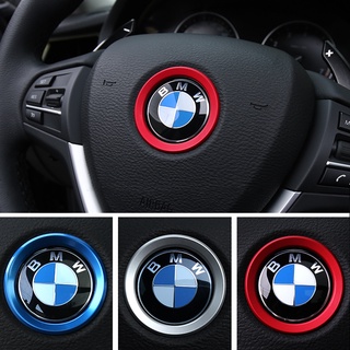 โลโก้รถ Trim แหวนสติกเกอร์สําหรับ BMW F10 F15 F20 F30 E46 E6…