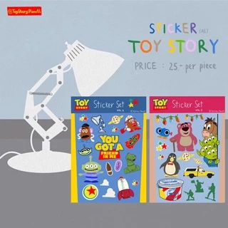 สติ๊กเกอร์ ไดคัท (PVC ขนาด A6) เงา กันน้ำ ราคาน่ารัก ลวดลายทอยสตอรี่ (Sticker Toy Story)