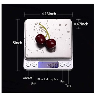 เครื่องชั่งดิจิตอล ตาชั่ง Digital LCD Display Scale for Jewelry / Kitchen Scale Weight 0.01g -500g.