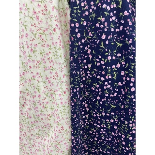 ผ้าพิมพ์ลายดอกเล็กผ้าเมตรCS00056Cottn100%พิมพ์ลาย