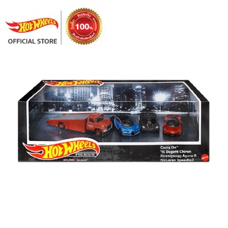 Hot Wheels Premium Collector Assortment ฮอตวีล รถในกล่องสะสมเซต 4 คัน (GMH39 (K)TH)