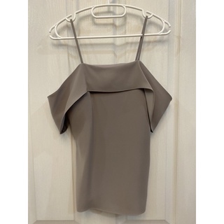 Used Kannistudio Size Xs ปาดไหล่สีTaupe อก 32-34 เอว 25-26