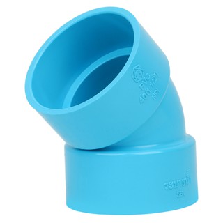 ท่อประปา ข้อต่อ ท่อน้ำ ท่อPVC ข้องอ 45-บาง SCG 1 1/2นิ้ว สีฟ้า ELBOW 45 PVC SOCKET SCG 1 1/2" LITE BLUE