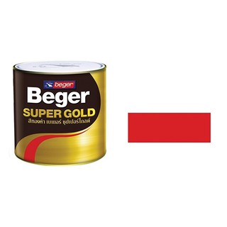 Beger SUPER GOLD สีน้ำอะคริลิครองพื้น (สีแดง) A/P 1001 (กป)