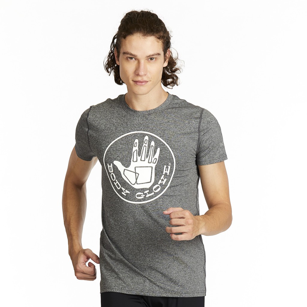 ✖┋BODY GLOVE Men's Activate T-Shirt เสื้อยืด ผู้ชาย สีเทาเข้ม-211