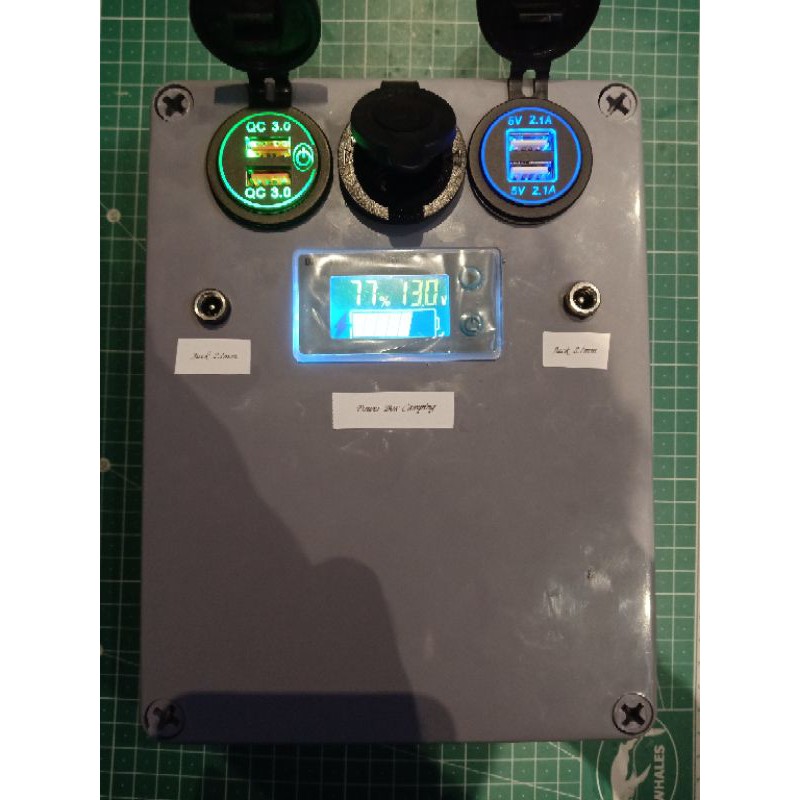 กล่อง Power Box ขนาดเล็ก แบตลิเธียมLifepo4 20Ah