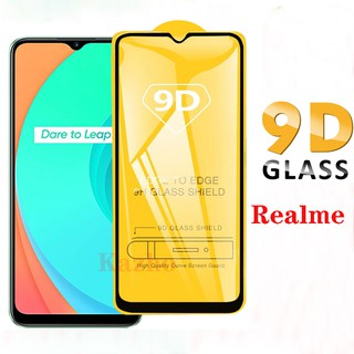 Realme C11 6 5 3 Pro X2 Pro XT C12 C15 C2 C3 2020 Full Gule Tempered Glass Screen Protector Film