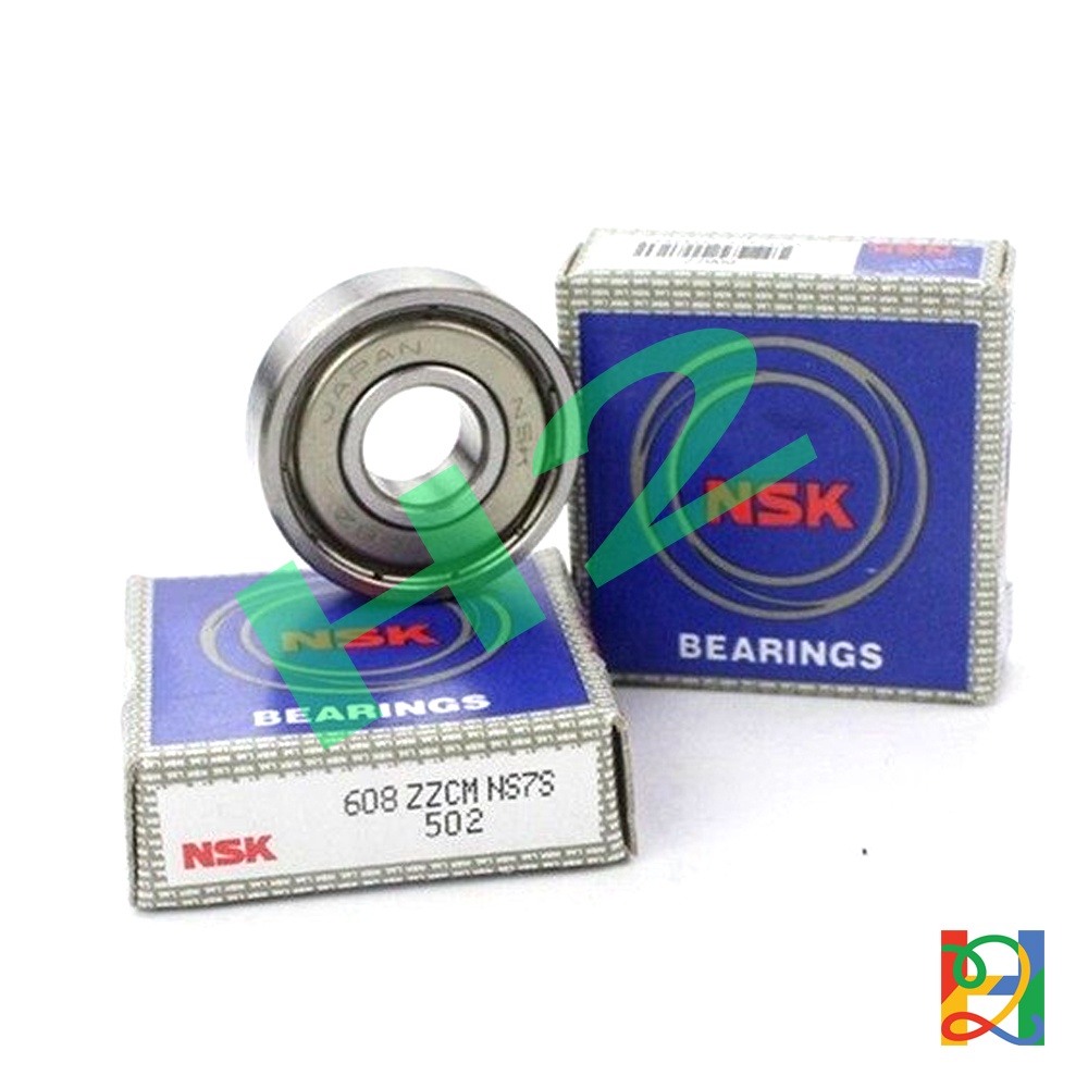 NSK Bearings 608Z แบริ่งเปลี่ยนแบริ่งสําหรับ NIDEC มอเตอร์ไร้แปรงถ่าน, เครื่องบดมือ (8x22x7mm)