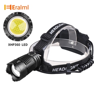 Eralml Xhp360 ไฟฉาย Led ซูมได้ พร้อมไฟแสดงสถานะ