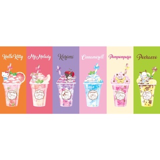 Sanrio Puroland "Dessert Sweet Drink" แฟ้ม1ช่อง