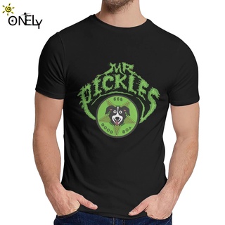 ขายดี เสื้อยืดลําลอง ผ้าฝ้าย 100% แขนสั้น คอกลม พิมพ์ลาย Mr Pickles 666 ใส่สบาย แฟชั่นสําหรับผู้ชาย และผู้หญิงS-5XL