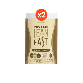 [โค้ดคู่ลดเพิ่ม 200.-] No.1 Plantae Protein Lean Fast รส Classic Coffee 2 กระปุก : กาแฟ Plant based โปรตีนพืช หญ้าหวาน