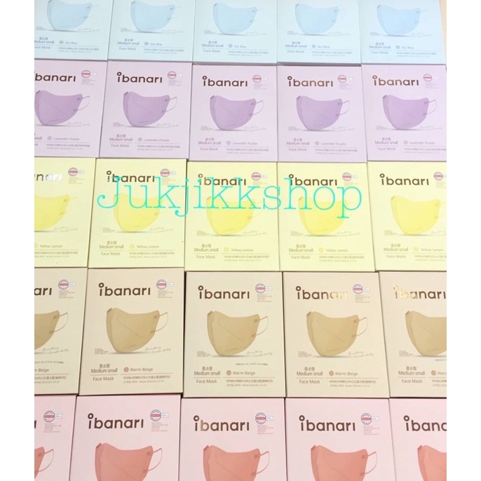 ibanari mask แมสเกาหลีแบบคุณอั้มใส่ แบบกล่องละ10ชิ้น