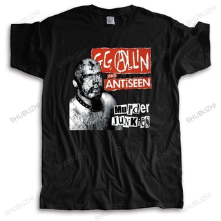 ถูกสุดๆเสื้อยืด พิมพ์ลาย GG ALLIN Cover ANTISEEN MURDER JUNK ES คุณภาพสูง แฟชั่นฤดูร้อน สําหรับผู้ชาย