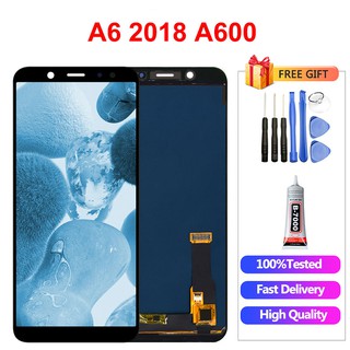 ชุดประกอบหน้าจอสัมผัสดิจิทัล LCD 5.6 นิ้ว สําหรับ SAMSUNG Galaxy A6 2018 A600 SAMSUNG A6 A600F A600FN