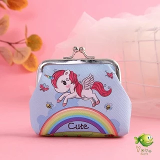 YOYO กระเป๋าใส่เหรียญ ภาพการ์ตูน กระเป๋าปิ๊กแป๊ก กระเป๋ามินิ Coin Purse