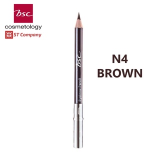 BSC EYEBROWN PENCIL N4 สีน้ำตาลอ่อน ดินสอเขียนคิ้ว กันน้ำ กันเหงื่อ สีคมชัดธรรมชาติ ติดทนนาน ดินสอ เขียน คิ้ว เขียนคิ้ว