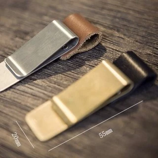 ที่เก็บปากกา เสียบเล่ม Traveler's Notebook ⭐️มีหลายสี TN Leather Metal Clip Pen Holder mimisplan