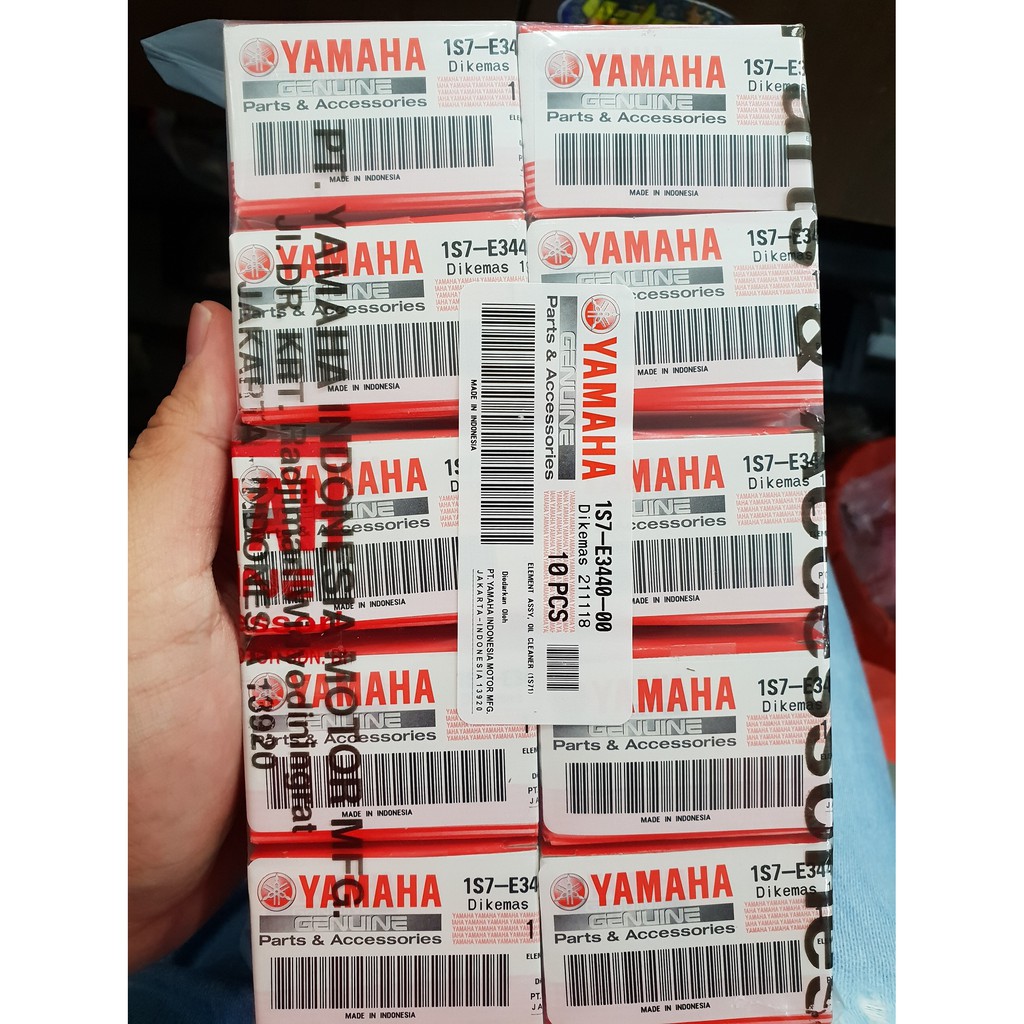 1S7-E3440-00 LC135 กรองน้ํามันเครื่อง YAMAHA (10 ชิ้น)