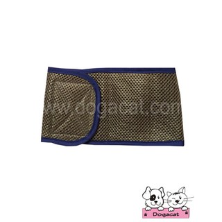 Dogacat โอบิสุนัข โอบิหมา ป้องกันฉี่ ฝึกขับถ่าย ลายตาข่ายสีเขียวขี้ม้า