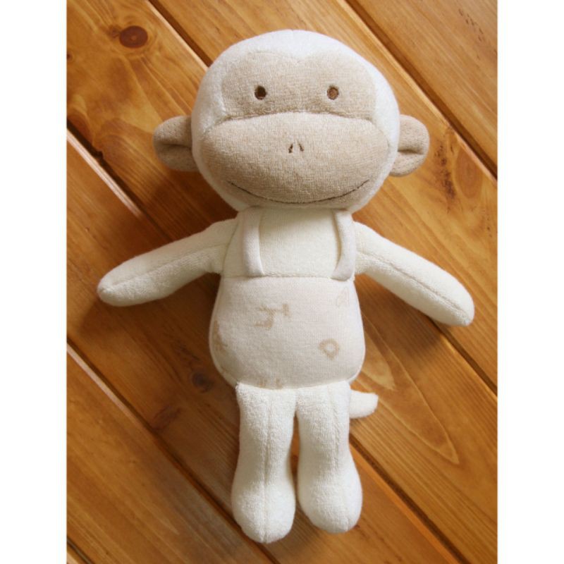 John N Tree Organic - Baby Organic Doll (Baby Monkey) - ตุ๊กตาหมอนข้าง ตุ๊กตาลิง ตุ๊กตาออเเกนิค ตุ๊กตาเด็ก ออเเกนิคเเท้100% จากเกาหลี