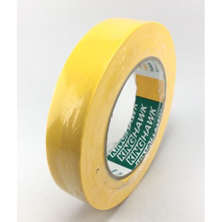 KINGHAWK เทปตีเส้นพื้น PVC FLOOR MASKING TAPE 1นิ้ว 24mm x 33mtr สีเหลือง